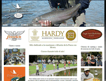 Tablet Screenshot of eceravoloflyfishing.com.ar